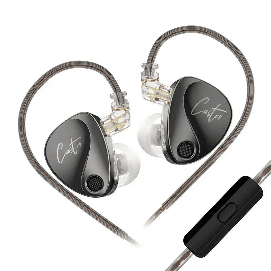 Buy KZ Castor Dual Dynamic with 4 Tuning Switches In-Ear Monitor with Mic in Pakistan